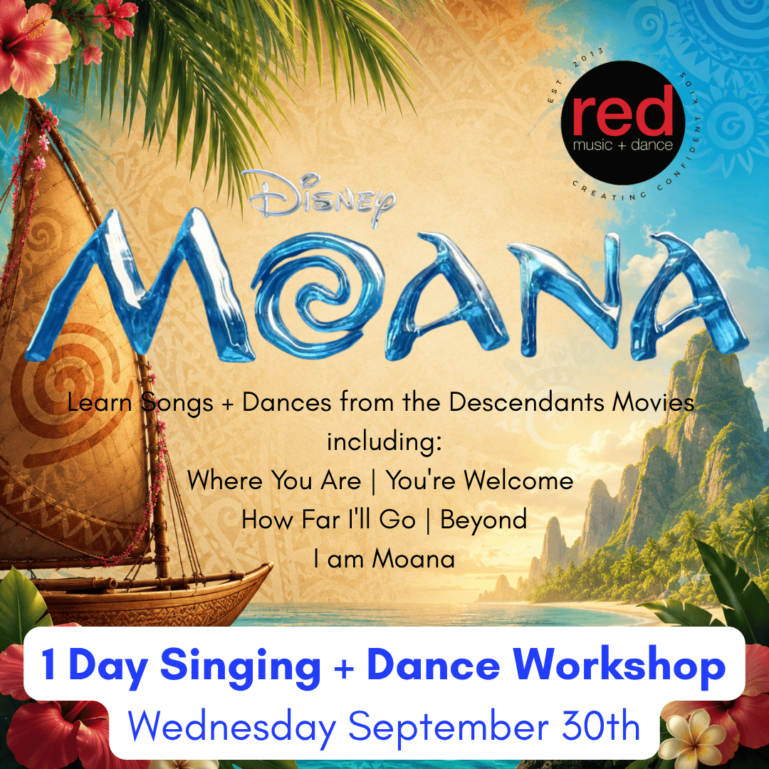 Singing and Dance School Holiday Workshop Red Music and Dance
