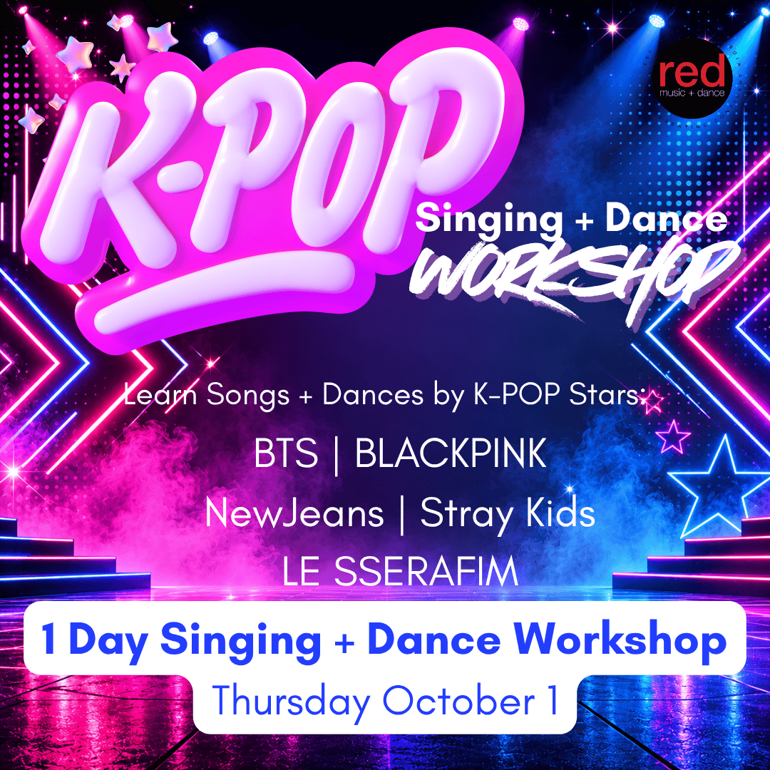 Singing and Dance School Holiday Workshop Red Music and Dance