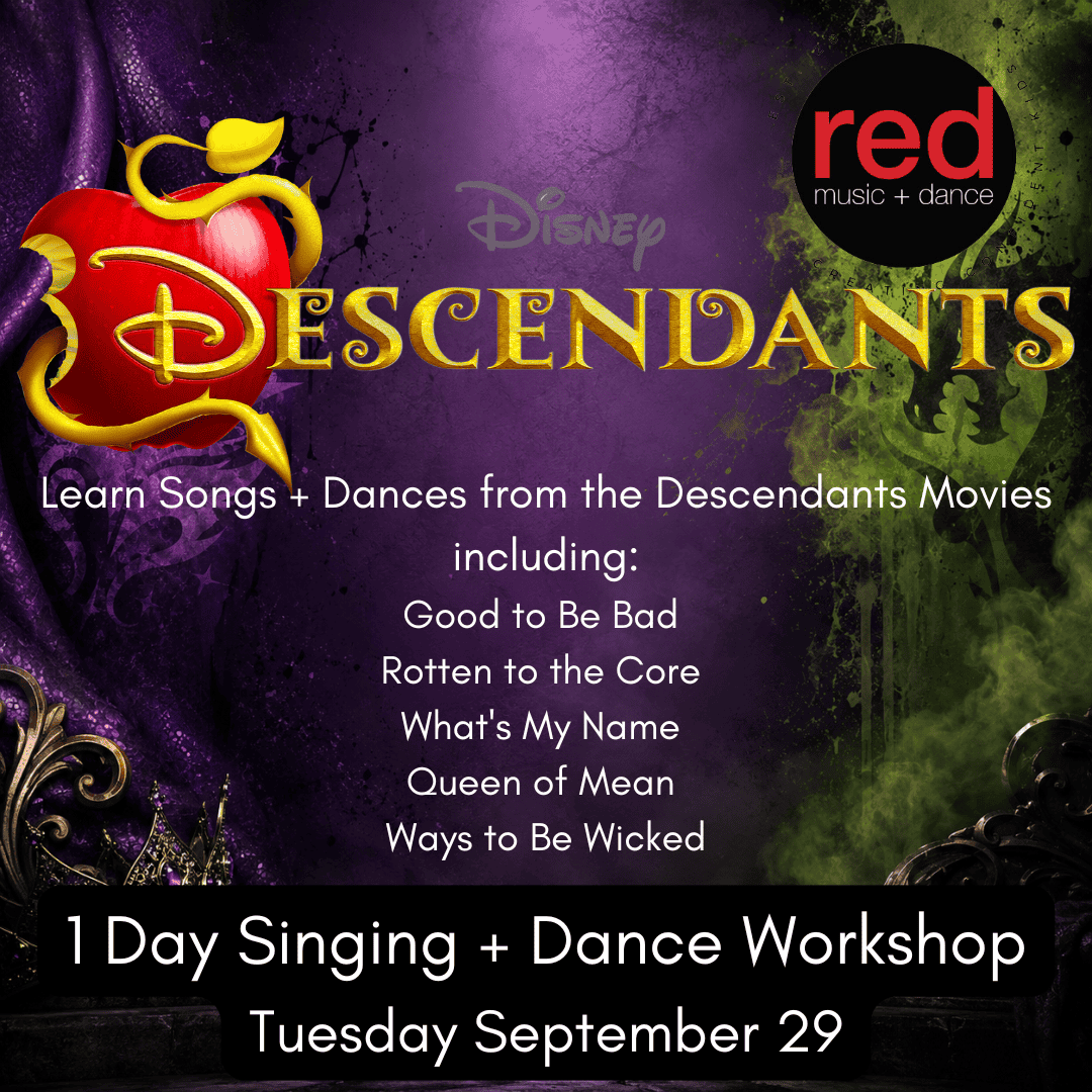 Singing and Dance School Holiday Workshop Red Music and Dance